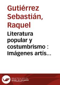 Literatura popular y costumbrismo : Imágenes artísticas de la mujer pasiega / Raquel Gutiérrez Sebastián | Biblioteca Virtual Miguel de Cervantes