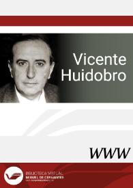 Vicente Huidobro / director José Carlos Rovira