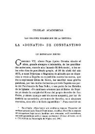 La "Donatio" de Constantino / Elías Tormo | Biblioteca Virtual Miguel de Cervantes
