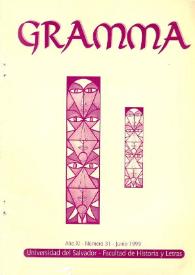 Gramma. Año XI, número 31, 1999 | Biblioteca Virtual Miguel de Cervantes