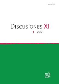 Discusiones. Núm. 11, 2012 | Biblioteca Virtual Miguel de Cervantes