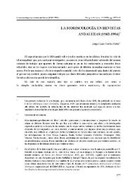 La moriscología en revistas andaluzas (1962-1994) / Ángel Luis Cortés Peña | Biblioteca Virtual Miguel de Cervantes
