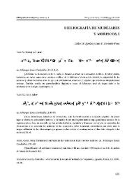Bibliografía de mudéjares y moriscos. I / Míkel de Epalza y Luis E. Bernabé Pons | Biblioteca Virtual Miguel de Cervantes