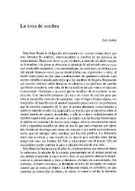 La zona de sombra / Luis Suñén | Biblioteca Virtual Miguel de Cervantes