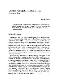 Castelao y el republicanismo gallego en Argentina / Hugo E. Biagini | Biblioteca Virtual Miguel de Cervantes