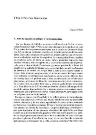 Dos crónicas francesas / Gustavo Valle | Biblioteca Virtual Miguel de Cervantes