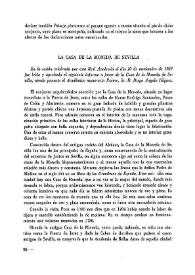 La Casa de la Moneda de Sevilla / Diego Angulo Íñiguez | Biblioteca Virtual Miguel de Cervantes