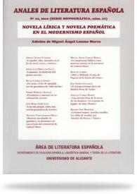 Anales de Literatura Española. Núm. 22, 2010 | Biblioteca Virtual Miguel de Cervantes