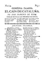 Comedia famosa, El Cain de Cataluña | Biblioteca Virtual Miguel de Cervantes