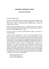 Homenaje a José Miguel Oviedo / Juan Gustavo Cobo Borda | Biblioteca Virtual Miguel de Cervantes