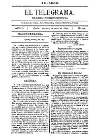 El Telegrama : diario progresista. Año II, núm. 126, viernes 3 de enero de 1890 | Biblioteca Virtual Miguel de Cervantes