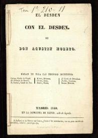 El desden con el desden / de don Agustín Moreto | Biblioteca Virtual Miguel de Cervantes