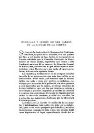 Murallas y jardín de San Carlos, de la ciudad de La Coruña / Francisco Álvarez Ossorio | Biblioteca Virtual Miguel de Cervantes