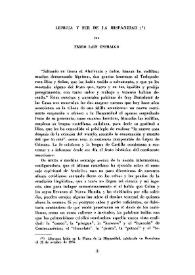 Lengua y ser de la hispanidad / Pedro Laín Entralgo | Biblioteca Virtual Miguel de Cervantes