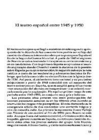 El teatro español entre 1945 y 1950 / edición al cuidado de Víctor García Ruiz | Biblioteca Virtual Miguel de Cervantes
