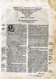 Phisica, specvlatio, Aedita per R.P.F. Alphonsvm a Veracruce, Avgustinianae familiae... | Biblioteca Virtual Miguel de Cervantes