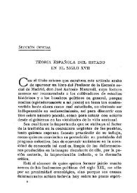 Teoría española del Estado en el siglo XVII / El Duque de Maura | Biblioteca Virtual Miguel de Cervantes