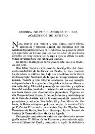 Crónica de publicaciones de los académicos de número [II] / El Duque de Maura | Biblioteca Virtual Miguel de Cervantes