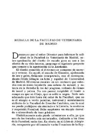 Medalla de la Facultad de Veterinaria de Madrid / El Marqués del Saltillo | Biblioteca Virtual Miguel de Cervantes