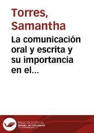 La comunicación oral y escrita y su importancia en el desarrollo del individuo; “El problma de Belem” | Biblioteca Virtual Miguel de Cervantes