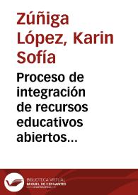 Proceso de integración de recursos educativos abiertos (REA) en ambientes de aprendizaje de formación técnica profesional en computación | Biblioteca Virtual Miguel de Cervantes