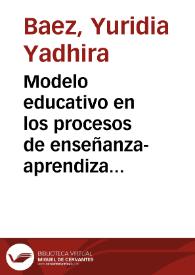 Modelo educativo en los procesos de enseñanza-aprendizaje  en la materia de inglés | Biblioteca Virtual Miguel de Cervantes