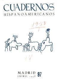 Cuadernos Hispanoamericanos. Núm. 97, enero 1958 | Biblioteca Virtual Miguel de Cervantes