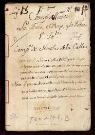 Comedia Nueva. La Fiera, el Rayo, y la Piedra / [Pedro Calderón de la Barca] | Biblioteca Virtual Miguel de Cervantes
