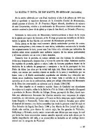 La iglesia y la cripta de San Martín, en Orisoaín (Navarra) / Francisco Íñiguez Almech | Biblioteca Virtual Miguel de Cervantes