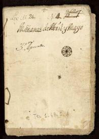 Mañanas de abril, y mayo / de Don Pedro Calderon de la Barca | Biblioteca Virtual Miguel de Cervantes