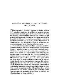 Conjunto monumental de la ciudad de Cáceres / Francisco Álvarez-Ossorio | Biblioteca Virtual Miguel de Cervantes