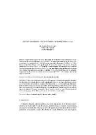 Entre matèries: escriptores i ciberliteratura / M. Àngels Francés Díez | Biblioteca Virtual Miguel de Cervantes