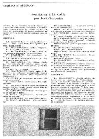 Ventana a la calle / José Gorostiza | Biblioteca Virtual Miguel de Cervantes