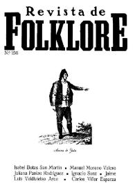 Revista de Folklore. Tomo 13b. Núm. 156, 1993 | Biblioteca Virtual Miguel de Cervantes