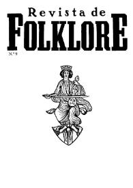 Revista de Folklore. Tomo 1b. Núm. 9, 1981 | Biblioteca Virtual Miguel de Cervantes