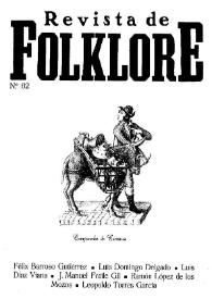Revista de Folklore. Tomo 6a. Núm. 62, 1986 | Biblioteca Virtual Miguel de Cervantes