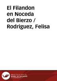 El Filandon en Noceda del Bierzo / Rodriguez, Felisa | Biblioteca Virtual Miguel de Cervantes