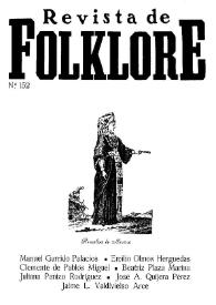 Revista de Folklore. Tomo 13b. Núm. 152, 1993 | Biblioteca Virtual Miguel de Cervantes