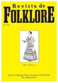 Revista de Folklore. Tomo 28a. Núm. 326, 2008 | Biblioteca Virtual Miguel de Cervantes