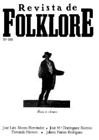 Revista de Folklore. Tomo 16a. Núm. 186, 1996 | Biblioteca Virtual Miguel de Cervantes