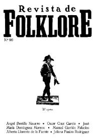 Revista de Folklore. Tomo 8b. Núm. 96, 1988 | Biblioteca Virtual Miguel de Cervantes