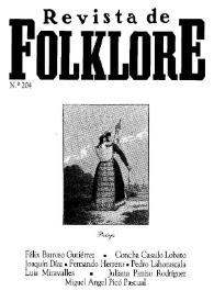 Revista de Folklore. Tomo 17b. Núm. 204, 1997 | Biblioteca Virtual Miguel de Cervantes