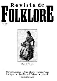 Revista de Folklore. Tomo 19a. Núm. 220, 1999 | Biblioteca Virtual Miguel de Cervantes