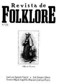 Revista de Folklore. Tomo 19b. Núm. 224, 1999 | Biblioteca Virtual Miguel de Cervantes