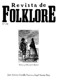 Revista de Folklore. Tomo 22a. Núm. 258, 2002 | Biblioteca Virtual Miguel de Cervantes