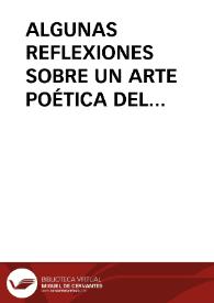 ALGUNAS REFLEXIONES SOBRE UN ARTE POÉTICA DEL ROMANCERO ORAL / Baltanas, Enrique | Biblioteca Virtual Miguel de Cervantes