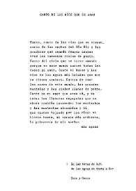 Cantos de los ríos que se aman [Mecanografiado] / Raúl Zurita | Biblioteca Virtual Miguel de Cervantes