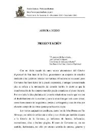 Parole rubate = Purloined Letters. Speciale Cervantes. Presentación / Aurora Egido | Biblioteca Virtual Miguel de Cervantes