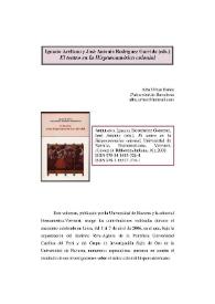 El teatro en la Hispanoamérica colonial / Alba Urban Baños | Biblioteca Virtual Miguel de Cervantes