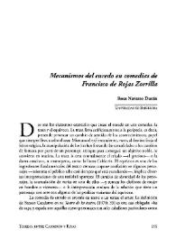 Mecanismos del enredo en comedias de Francisco de Rojas Zorrilla / Rosa Navarro Durán | Biblioteca Virtual Miguel de Cervantes